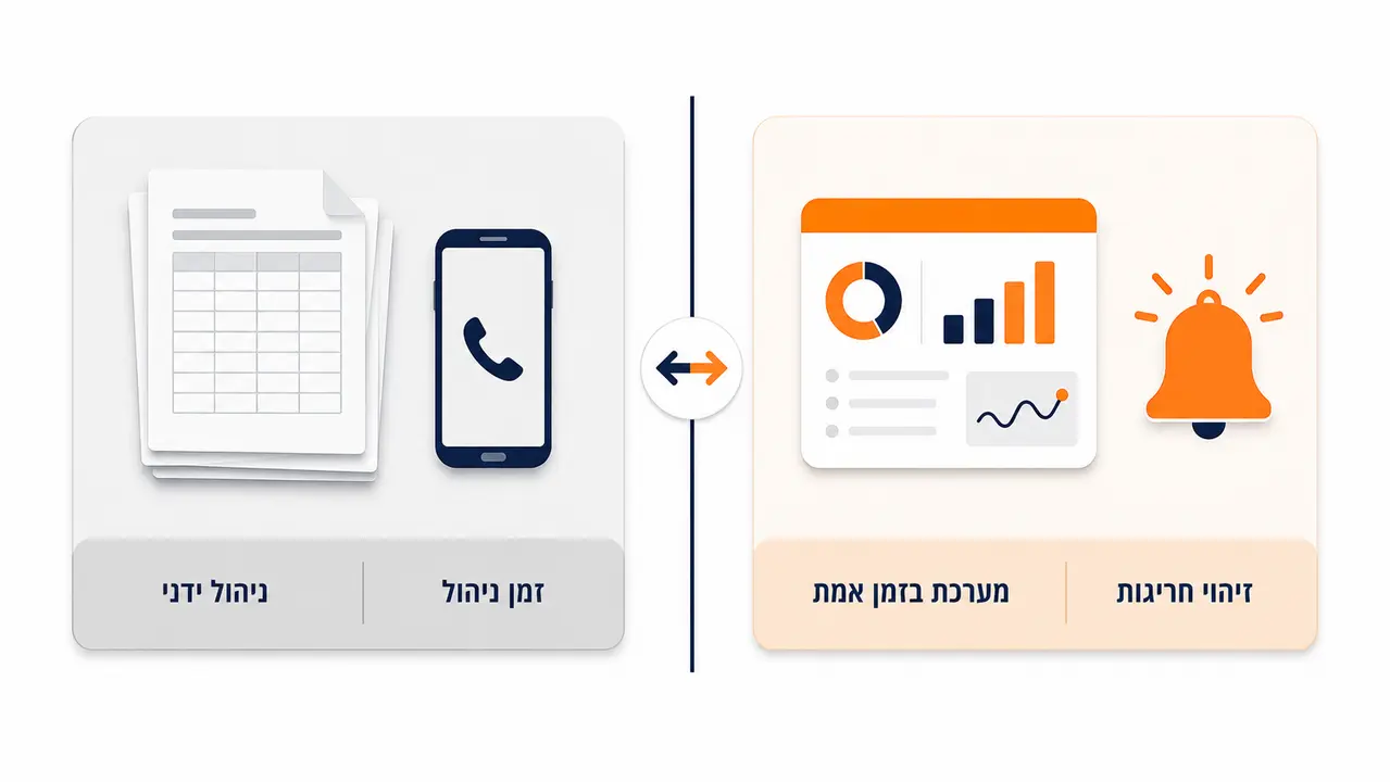 איך מחשבים החזר השקעה במערכת ניהול צי רכב?