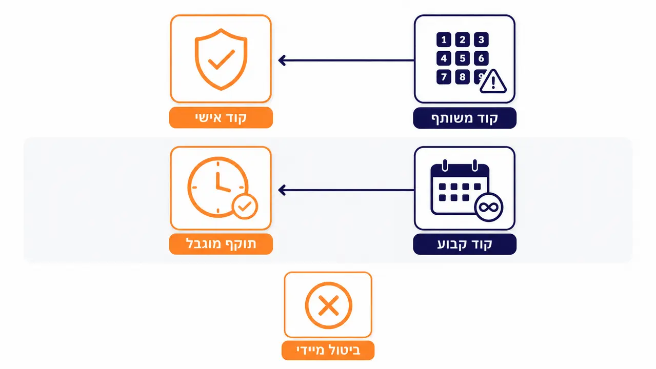 מתי קודן PIN הוא הבחירה הנכונה